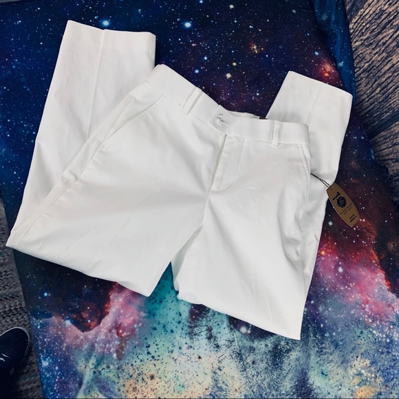 boys white pants size 10